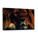 Glowing Lion - Leinwandbild - Hustling Sharks