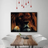 Glowing Lion - Mockup mit Hintergrund - Hustling Sharks