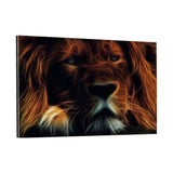 Glowing Lion - Plexiglasbild - Hustling Sharks