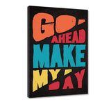 GO AHEAD - Leinwandbild - Hustling Sharks