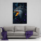 Goldener Wolf - Mockup mit Hintergrund - Hustling Sharks