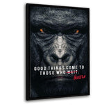 Good Things - Leinwandbild mit Schattenfuge "schwarz" - Hustling Sharks