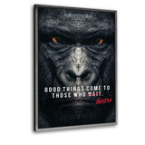 Good Things - Leinwandbild mit Schattenfuge "silber" - Hustling Sharks