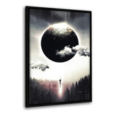Gravity Dreams - Leinwandbild mit Schattenfuge "schwarz" - Hustling Sharks