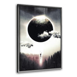 Gravity Dreams - Leinwandbild mit Schattenfuge "silber" - Hustling Sharks