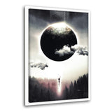 Gravity Dreams - Leinwandbild mit Schattenfuge "weiß" - Hustling Sharks