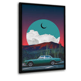 GREEN LOVE - Leinwandbild mit Schattenfuge "schwarz" - Hustling Sharks