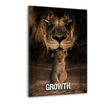 GROWTH. - Alu-Dibond Bild - Hustling Sharks