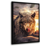 Hmmm. - Leinwandbild mit Schattenfuge "schwarz" - Hustling Sharks