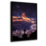 I Am Here - Leinwandbild mit Schattenfuge "schwarz" - Hustling Sharks