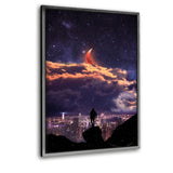 I Am Here - Leinwandbild mit Schattenfuge "silber" - Hustling Sharks