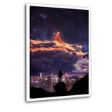 I Am Here - Leinwandbild mit Schattenfuge "weiß" - Hustling Sharks