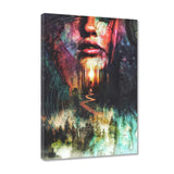 Illusion Forest - Leinwandbild - Hustling Sharks