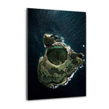 Island Eye - Plexiglasbild - Hustling Sharks