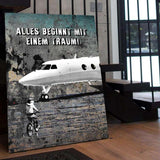 IT ALL STARTS WITH A DREAM - Mokup mit Hintergrund 2 - Hustling Sharks
