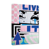 LIVE IT - Leinwandbild - Hustling Sharks