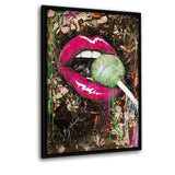 LOLLIPOP - Leinwandbild mit Schattenfuge "schwarz" - Hustling Sharks