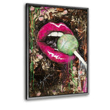 LOLLIPOP - Leinwandbild mit Schattenfuge "silber" - Hustling Sharks