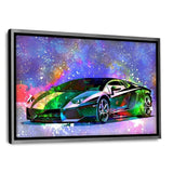 The Beasts - Leinwandbild mit Schattenfuge "silber" - Hustling Sharks