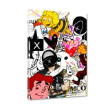 Leinwandbild - GOLDEN TIMES - Hustling Sharks