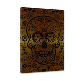 Leinwandbild - Gold Sugar Skull - Hustling Sharks