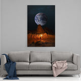 Leinwandbild mit Hintergrund 1 - LOOK - Hustling Sharks