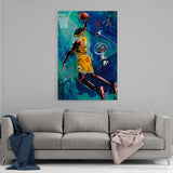 Leinwandbild mit Hintergrund 1 - THE BALLER - Hustling Sharks