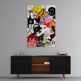 Leinwandbild mit Hintergrund 2 - GOLDEN TIMES - Hustling Sharks