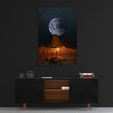 Leinwandbild mit Hintergrund 2 - LOOK - Hustling Sharks