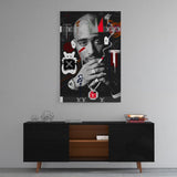 Leinwandbild mit Hintergrund 2 - ON MY MIND - Hustling Sharks