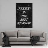 Leinwandbild mit Hintergrund 2 - SUCCESS - Hustling Sharks