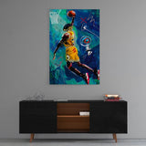 Leinwandbild mit Hintergrund 2 - THE BALLER - Hustling Sharks