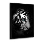 Leinwandbild mit Schattenfuge "schwarz" - Wild One V - Hustling Sharks