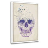 Let Them Fly #2 - Leinwandbild mit Schattenfuge "weiß" - Hustling Sharks