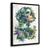 Life and Death - Leinwandbild mit Schattenfuge "schwarz" - Hustling Sharks