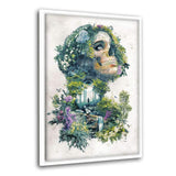 Life and Death - Leinwandbild mit Schattenfuge "weiß" - Hustling Sharks