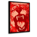 ROOAR - Leinwand mit Schattenfuge "schwarz" - Hustling Sharks