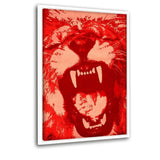 ROOAR - Leinwand mit Schattenfuge "weiß" - Hustling Sharks