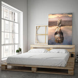 Lion Reflection - Mockup mit Hintergrund - Hustling Sharks