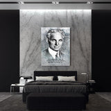 Geh neue Wege! - Wandbild mit Hintergrund 2 - Hustling Sharks