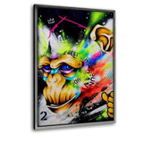 MIND - Leinwandbild mit Schattenfuge "silber" - Hustling Sharks