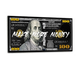 MAKE MORE MONEY - Alu-Dibond Bild - Hustling Sharks
