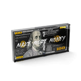 Make More Money-30x15cm-Acrylglasblock-Hustling Sharks