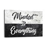 MINDSET IS EVERYTHING - Alu-Dibond Bild - Hustling Sharks