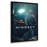 Mindset - Leinwandbild mit Schattenfuge "schwarz" - Hustling Sharks