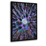 Moon Swirl - Leinwandbild mit Schattenfuge "schwarz" - Hustling Sharks