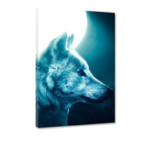 Moon Wolf - Leinwandbild - Hustling Sharks