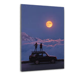 Moonlight 1 - Plexiglasbild - Hustling Sharks