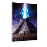 Mystical Lights - Plexiglasbild - Hustling Sharks
