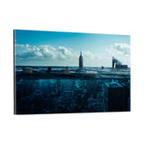 New York Underwater - Plexiglasbild - Hustling Sharks